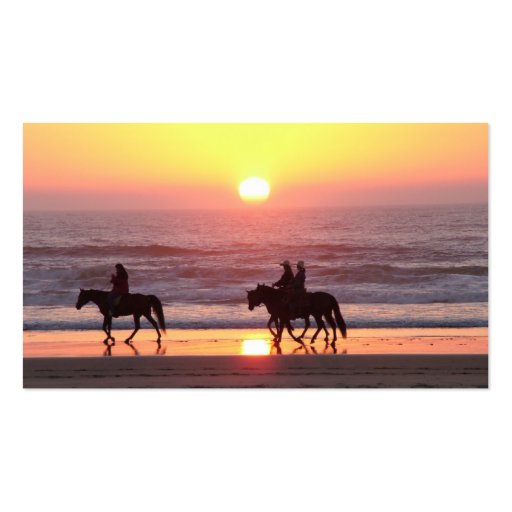 Sunset Horse Business Card