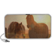 Sunset Horses  Portable Speakers