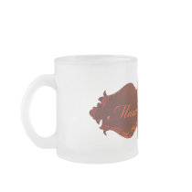 Sunset Hues Fall Wedding Monogram Design mugs