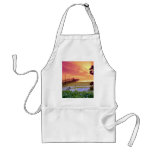 Sunset, Huntington Beach pier, California, U.S.A. Aprons