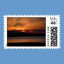 Sunset In Alaska stamps