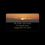 Sunset in Antigua Address Label