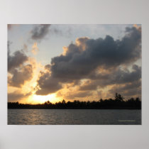 Sunset in Bahamas 01 Print