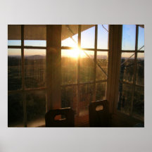 Sunset in Bald Butte Fire Lookout Poster