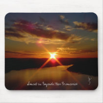 Sunset in Bayside mousepads
