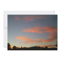 Sunset in Campbell, California Custom Invites