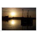 SUNSET in Cardiff Bay posters