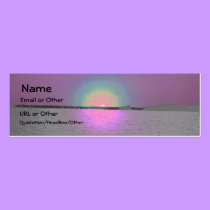 Sunset in Fairyland business cards by Horseshoes3 Sunset in Fairyland business cards