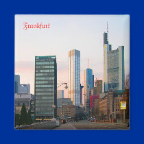 Sunset in Frankfurt magnets