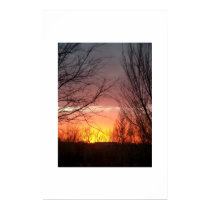 Sunset in Greencountry.  posters