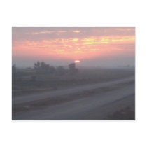 Sunset in Iraq postcards