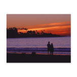 Sunset In La Jolla Postcard