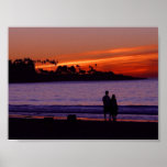 Sunset In La Jolla Print
