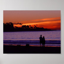 Sunset In La Jolla Print