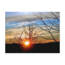 Sunset in Manch Postcard by panflootz Sunset in Manch Postcard