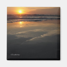 Sunset in March Magnet