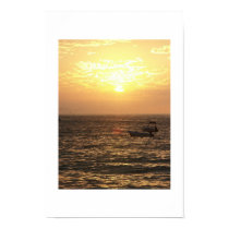 Sunset in Mexico posters