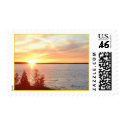 Sunset in Michigan postage