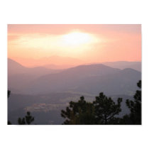 Sunset in mountains 2 posters