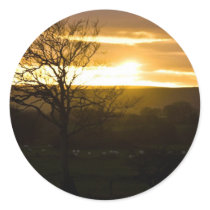 Sunset In North Yorkshire stickers