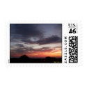 sunset in northern california postage