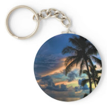 Sunset in Paradise Keychains
