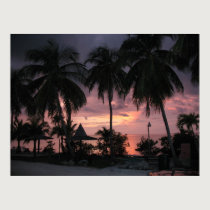 SUNSET IN PARADISE Poster posters