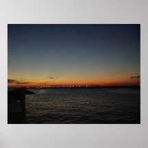 Sunset in Port Aransas, Texas Print