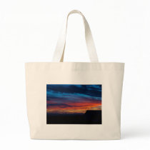 Sunset in Reykjanes town bags