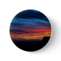 Sunset in Reykjanes town buttons