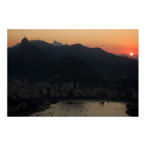 Sunset in Rio posters
