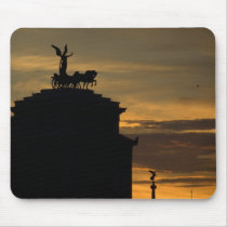 Sunset in Rome mousepads