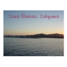 Sunset in Santa Barbara Post Cards