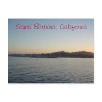 Sunset in Santa Barbara Post Cards