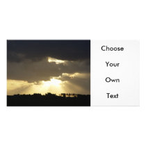 Sunset in Sepia Photo Cards