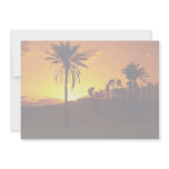 Sunset in the desert, The Sahara, Tunisia Desert Personalized Invites