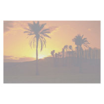 Sunset in the desert, The Sahara, Tunisia Desert Stationery
