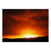 Sunset in the Sangres by Cynthia Wenslow Card
