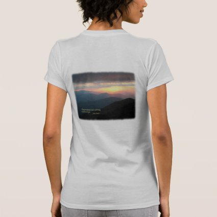 Sunset in the Smokies: Mtns are calling / Muir T-shirt