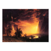 Sunset in the Yosemite Valley Invitations