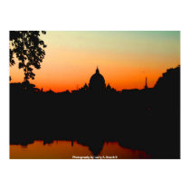 Sunset in Vatican City posters