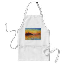 Sunset in Venice, Claude Monet Apron