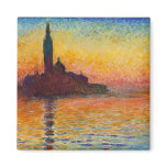 Sunset in Venice, Claude Monet magnets
