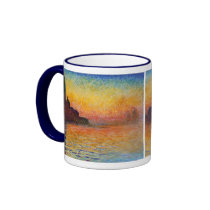 Sunset in Venice, Claude Monet Coffee Mugs