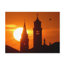 Sunset in Venice postcards