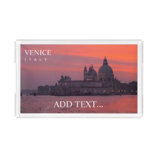 Sunset in Venice Serving Tray