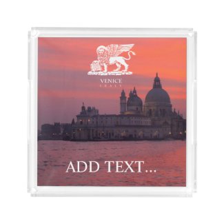 Sunset in Venice Serving Tray