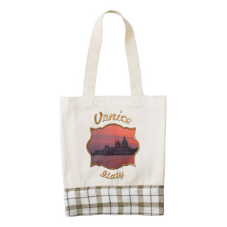 Sunset in Venice Zazzle HEART Tote Bag
