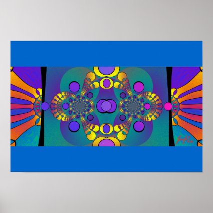 Sunset Inspired 2 Abstract Art Poster