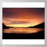 Sunset Isle of Harris Poster